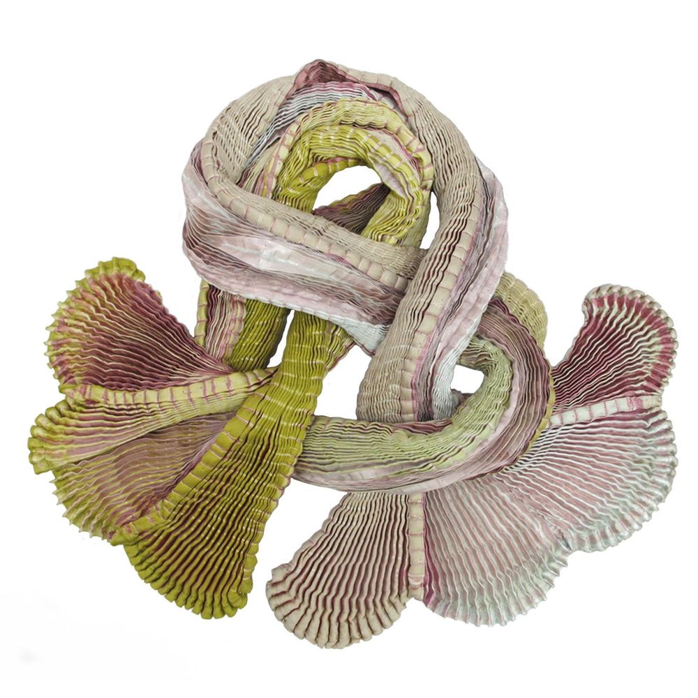 Foulards et écharpes - Écharpe longue plissée Soie PLICATWILL 120 - SOPHIE GUYOT SILKS