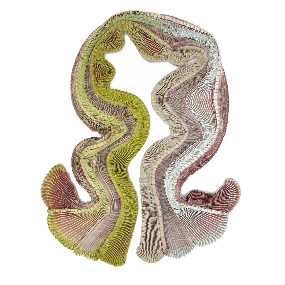 Foulards et écharpes - Écharpe longue plissée Soie PLICATWILL 120 - SOPHIE GUYOT SILKS