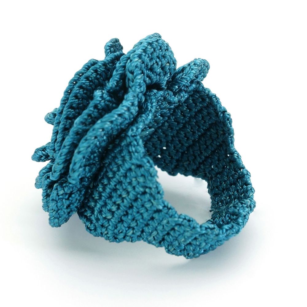 Bijoux - BAGUE "BELKIS" - LAGON - KARAWAN AUTHENTIC
