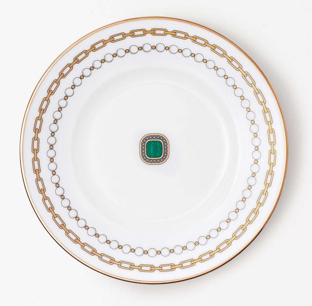 Formal plates - Jewel bread plate - JOHANNE PARIS