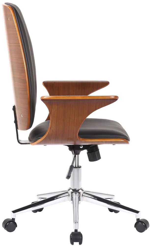 Office seating - Burbank Office Chair - Walnut/Black - VIBORR