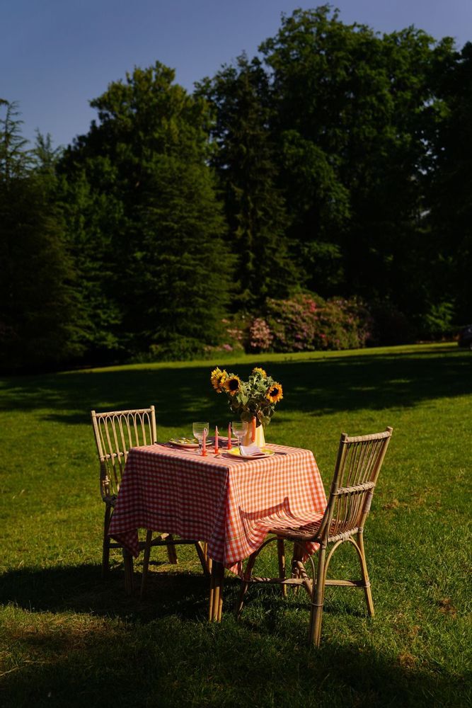 Table linen - Tablecloth Kahlo Orange - MAISON DÎNETTE