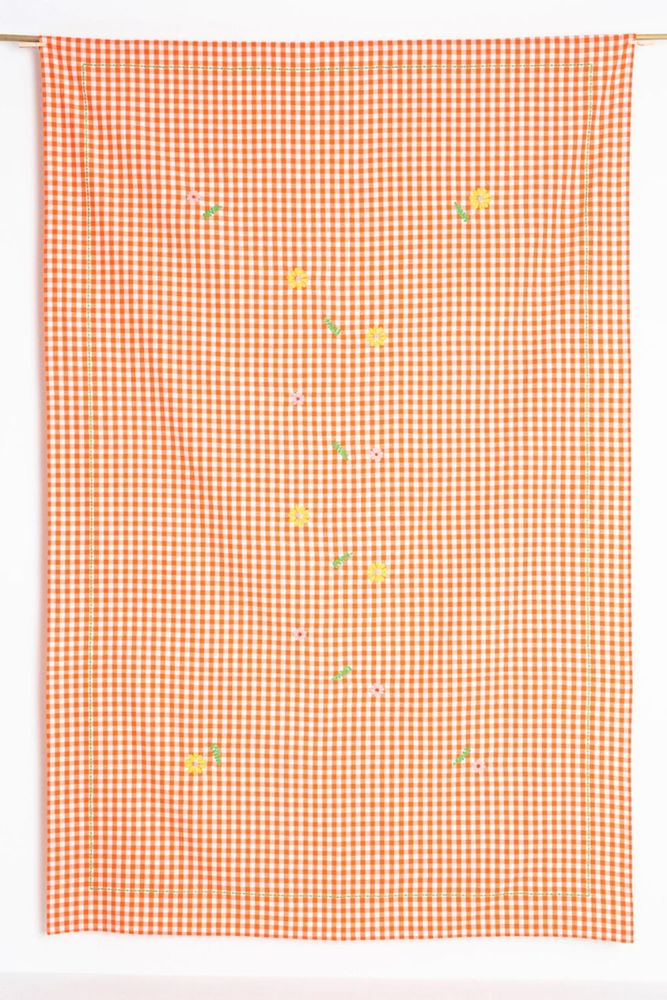 Table linen - Tablecloth Kahlo Orange - MAISON DÎNETTE