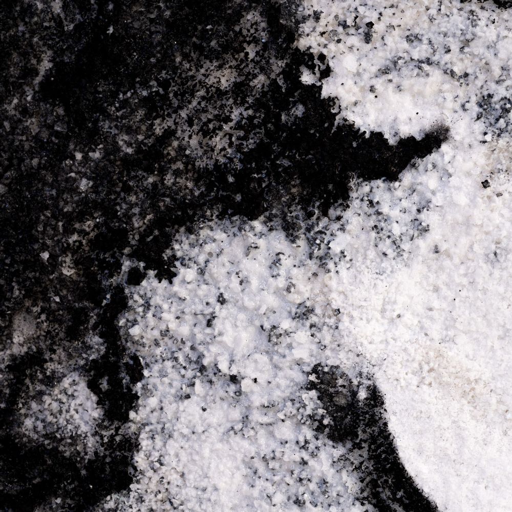 Unique pieces - Decorative object Salt and ink on wood - Under the moonlight - EVA HENDRIKS
