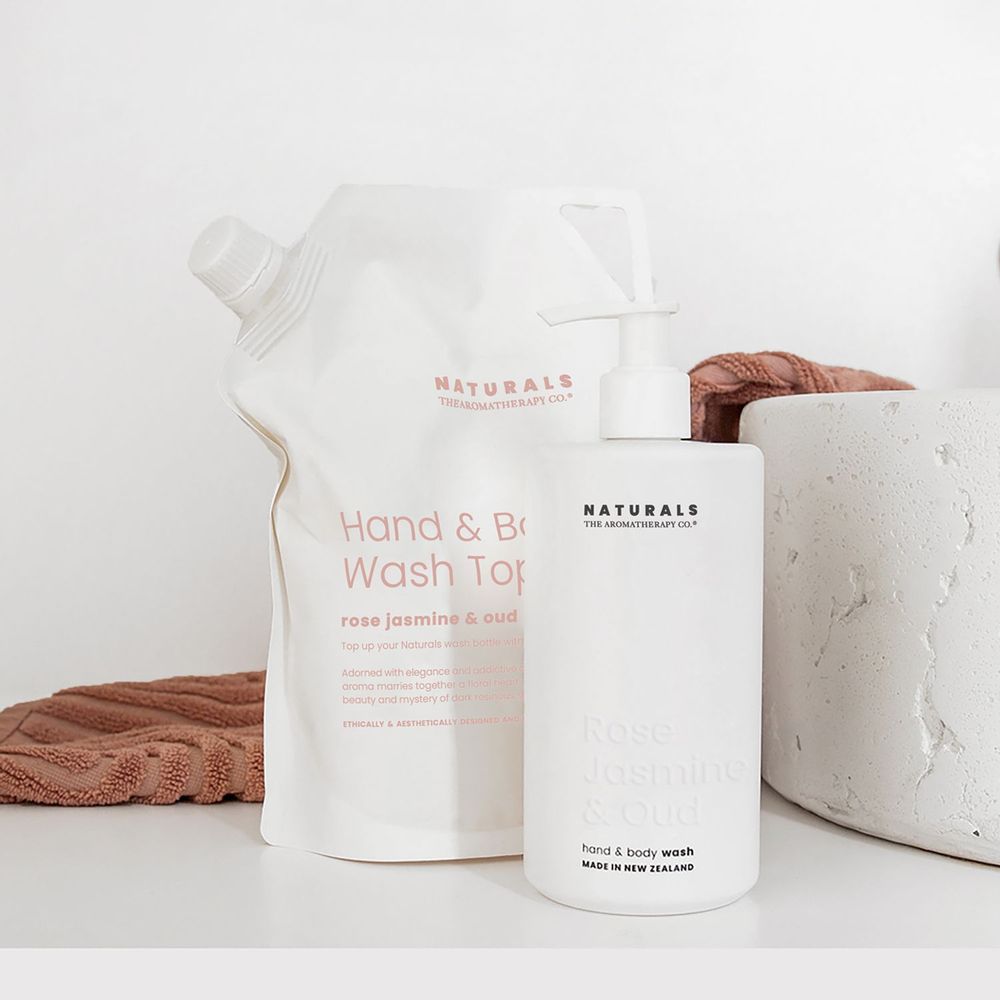 Savons - Naturals Gel douche pour les mains et le corps - THE AROMATHERAPY CO.