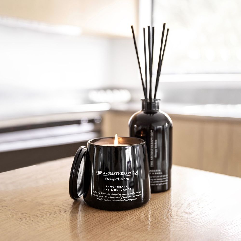 Candles - Therapy Kitchen Soy Wax Candle with Essential Oils - THE AROMATHERAPY CO.