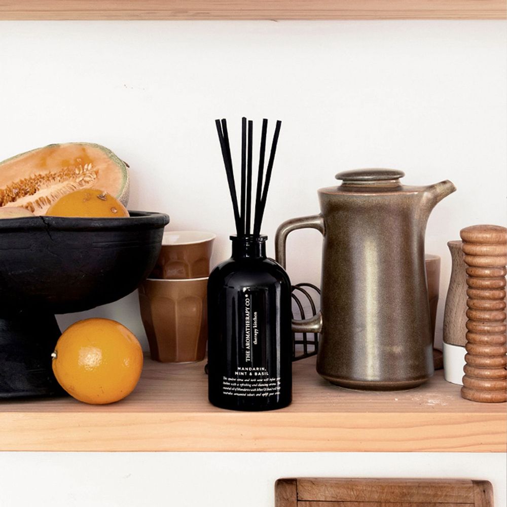 Scent diffusers - Therapy Kitchen Reed Diffuser with Essential Oils - THE AROMATHERAPY CO.