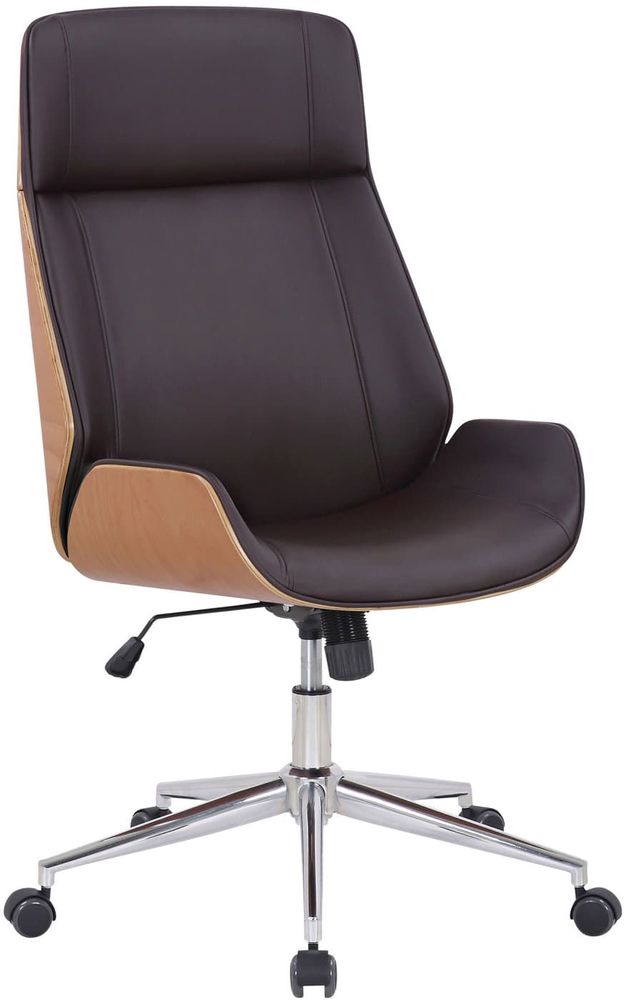 Chairs - Varel Office Chair - Natural Wood - VIBORR