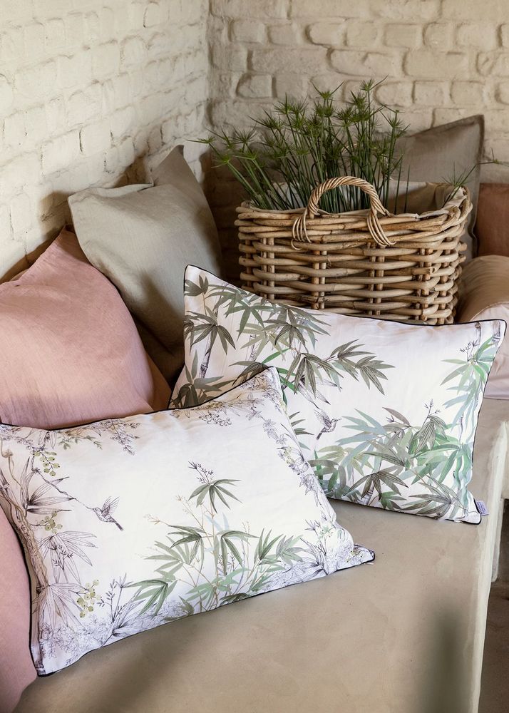 Coussins textile - Éveil - Housse de coussin décorative 100% lin - ALEXANDRE TURPAULT