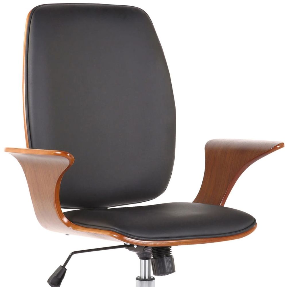 Office seating - Burbank Office Chair - Walnut/Black - VIBORR