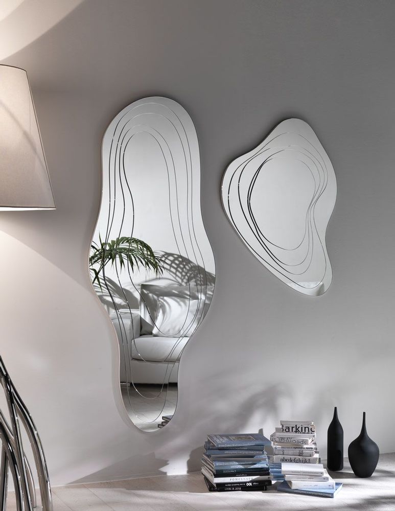 Mirrors - Wall mirror 'Livelli 185' - ATELIER BARBERINI & GUNNELL