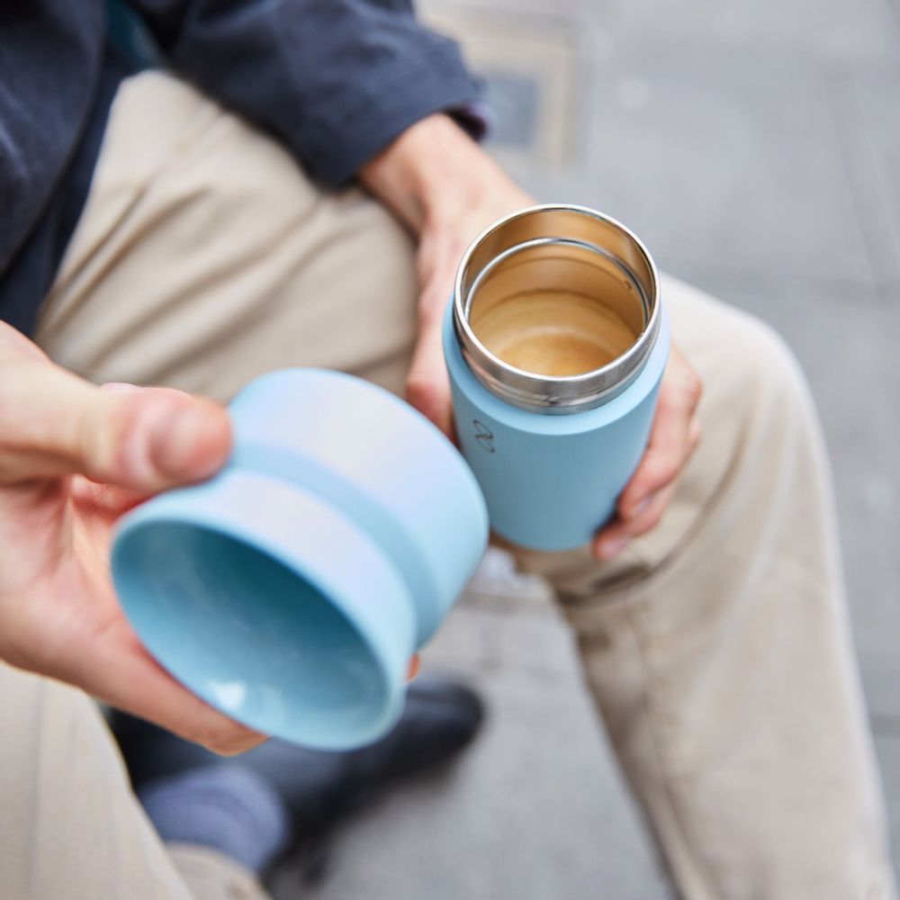 Gifts - Brew Flask - Sky Blue (350ml) - OCEAN BOTTLE