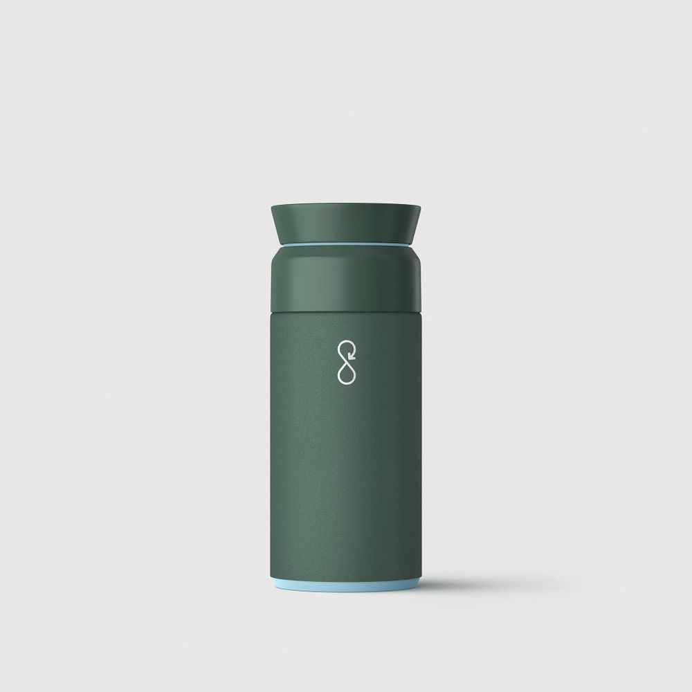 Cadeaux - Thermos 'Brew' (350ml) - Vert forêt - OCEAN BOTTLE