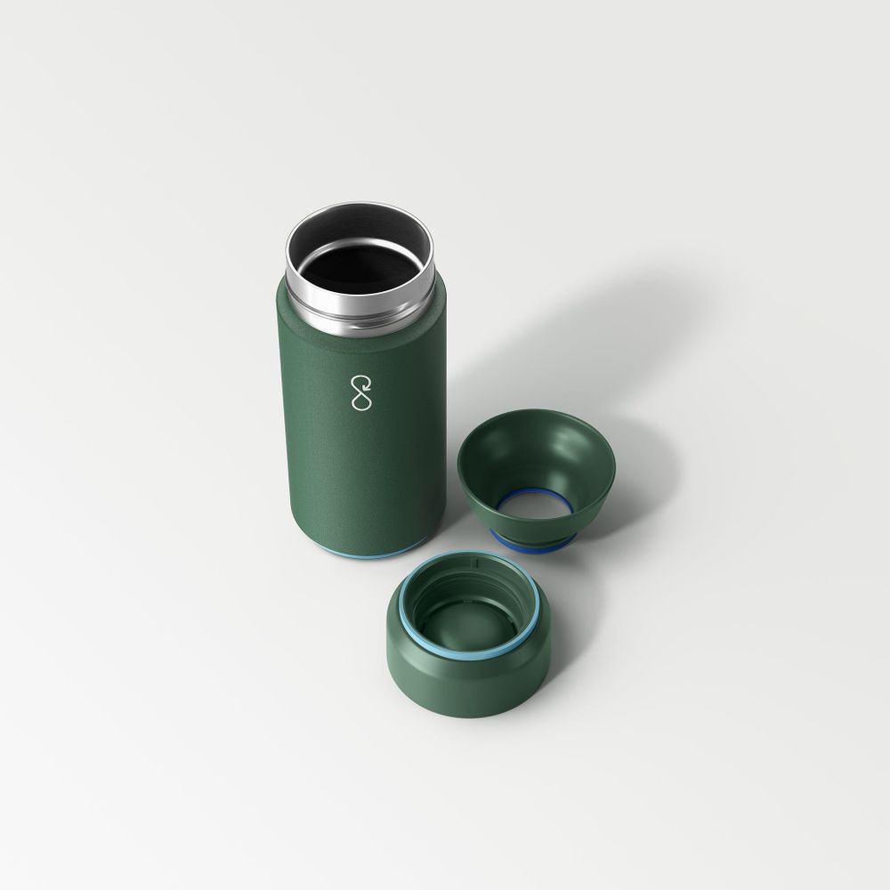 Cadeaux - Thermos 'Brew' (350ml) - Vert forêt - OCEAN BOTTLE