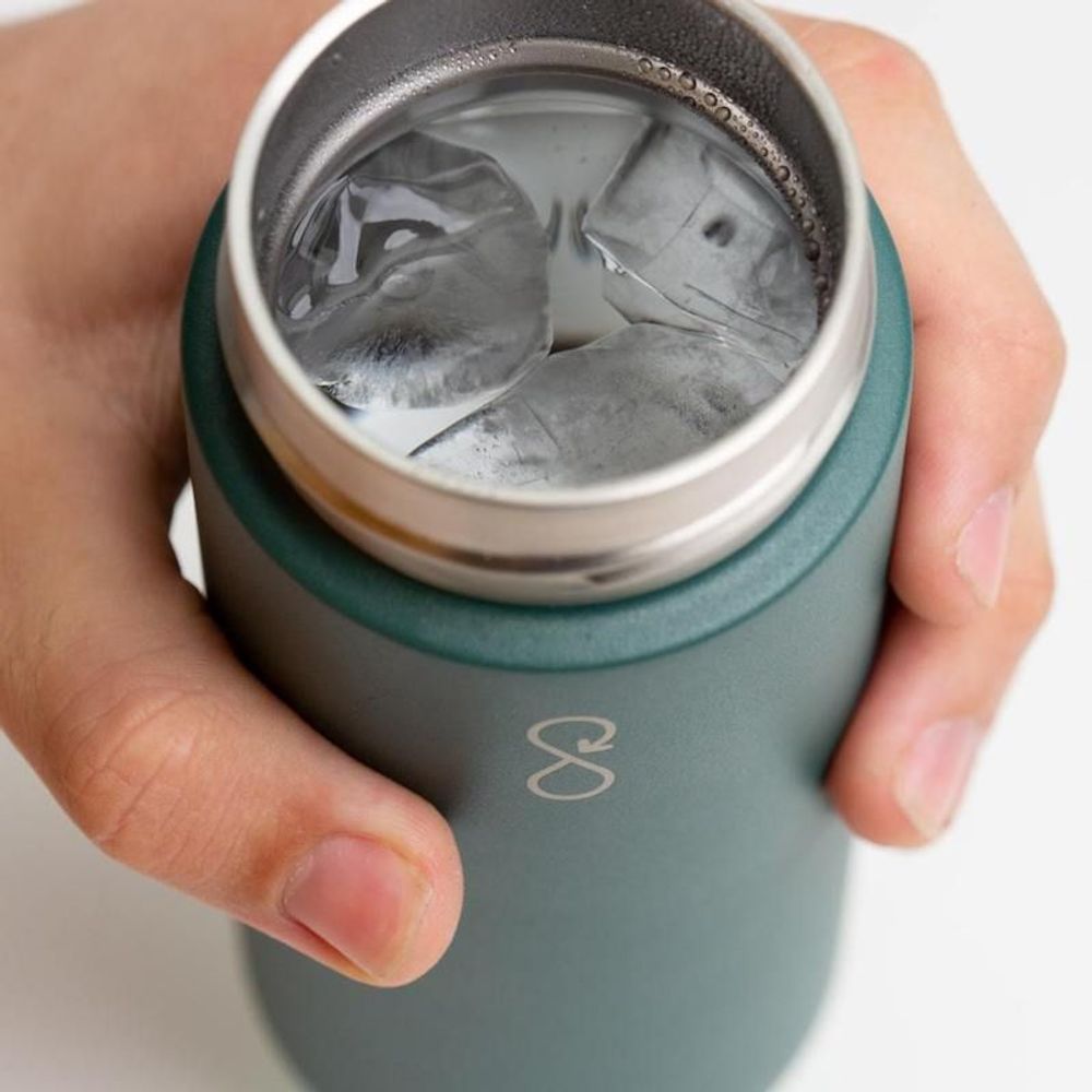 Cadeaux - Thermos 'Brew' (350ml) - Vert forêt - OCEAN BOTTLE