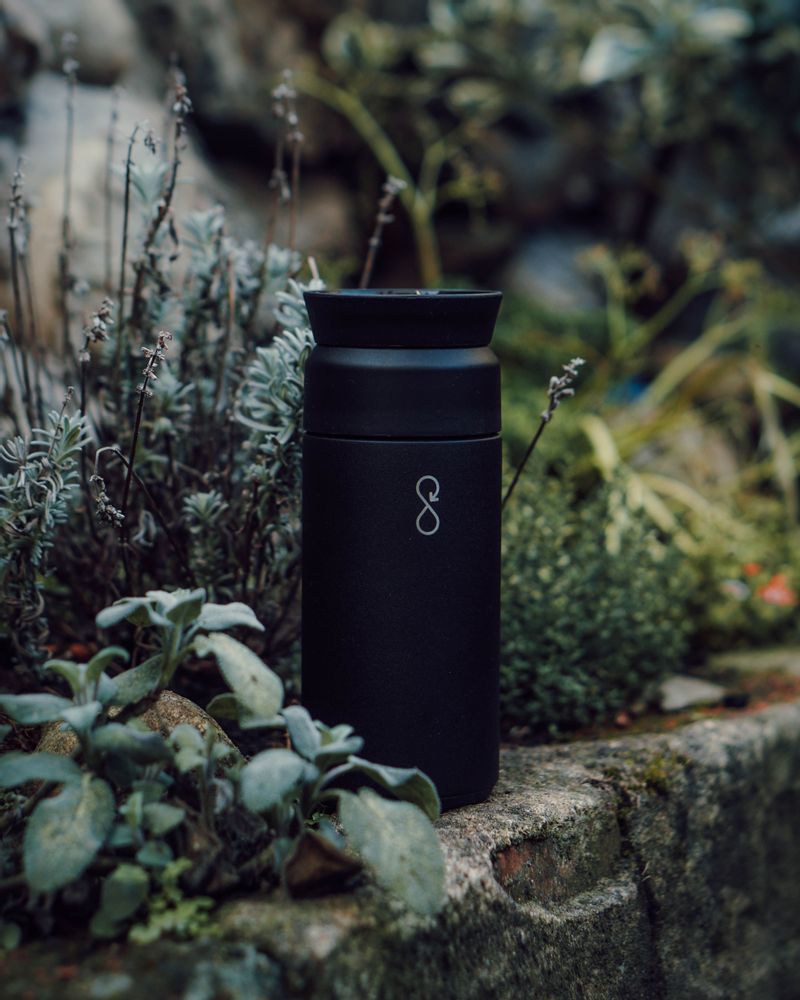 Cadeaux - Thermos 'Brew' (350ml) - Noir obsidienne - OCEAN BOTTLE