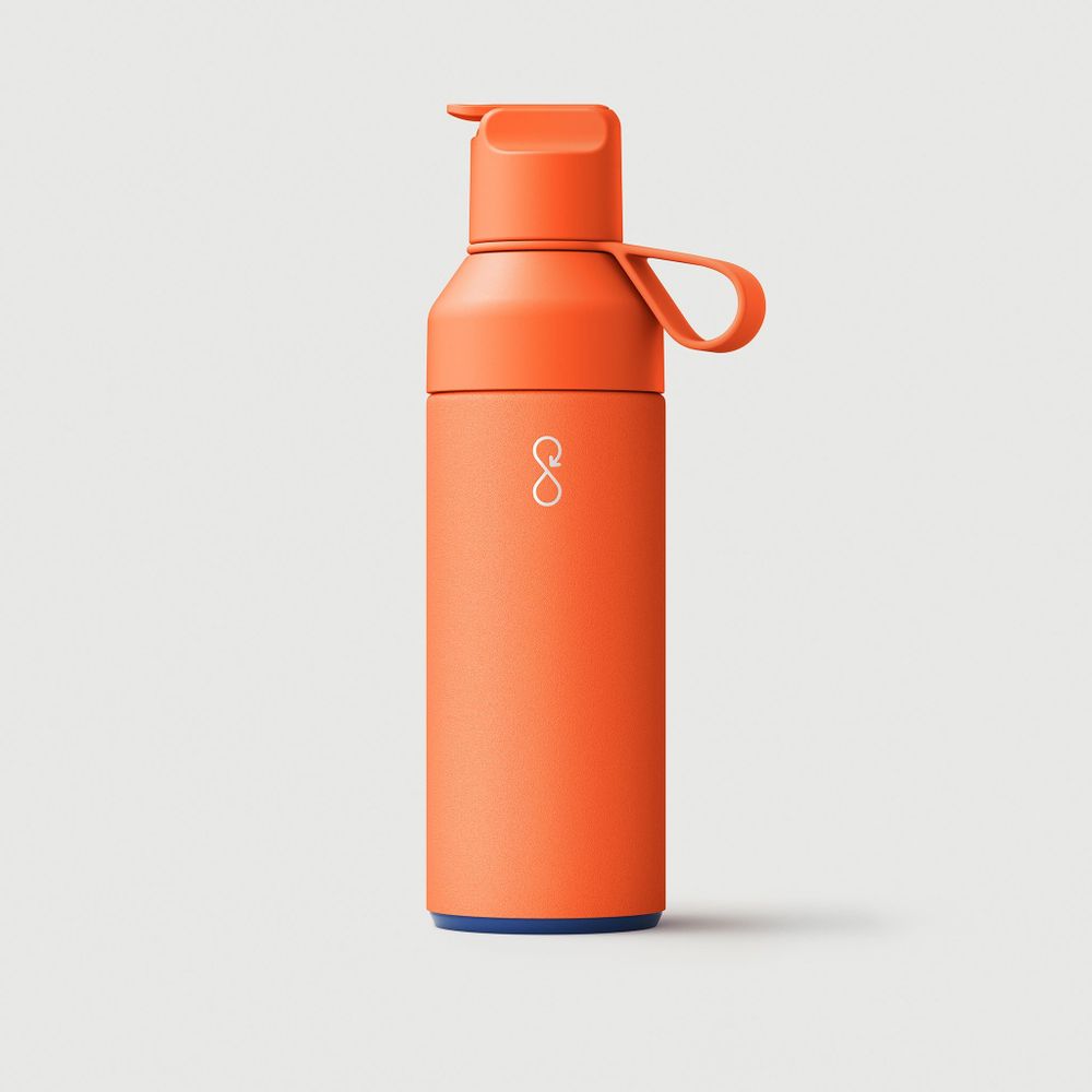 Cadeaux - "Ocean Bottle" la gourde GO (500ml) - Orange soleil - OCEAN BOTTLE