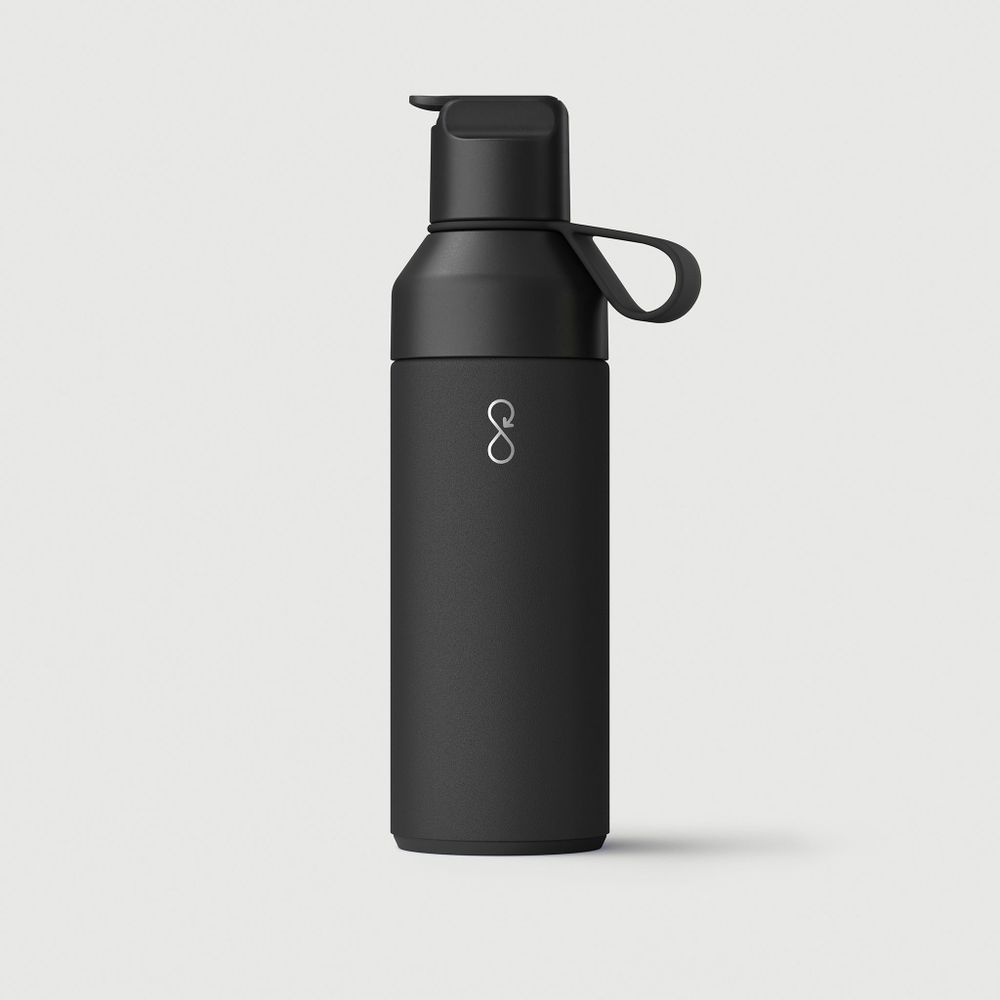 Boîtes de conservation - "Ocean Bottle" la gourde GO (500ml) - Noir obsidienne - OCEAN BOTTLE
