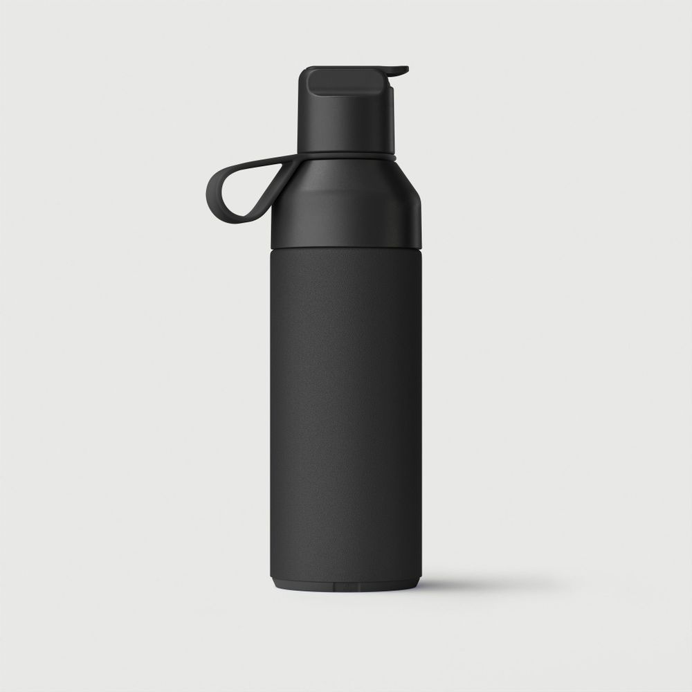 Boîtes de conservation - "Ocean Bottle" la gourde GO (500ml) - Noir obsidienne - OCEAN BOTTLE