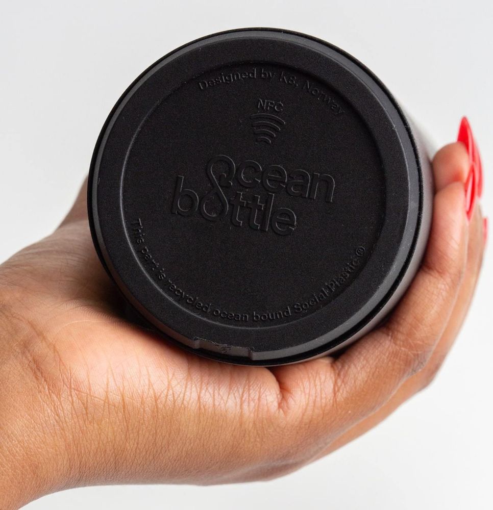 Boîtes de conservation - "Ocean Bottle" la gourde GO (500ml) - Noir obsidienne - OCEAN BOTTLE
