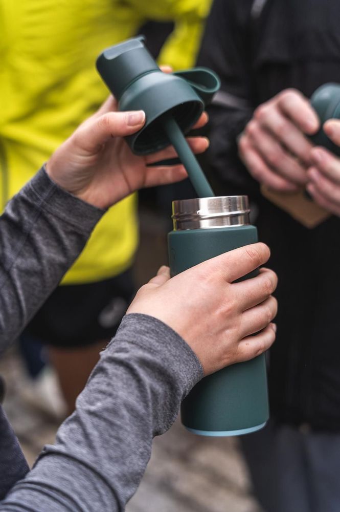 Food storage - "Ocean Bottle” the GO bottle (500ml) - Forest green - OCEAN BOTTLE