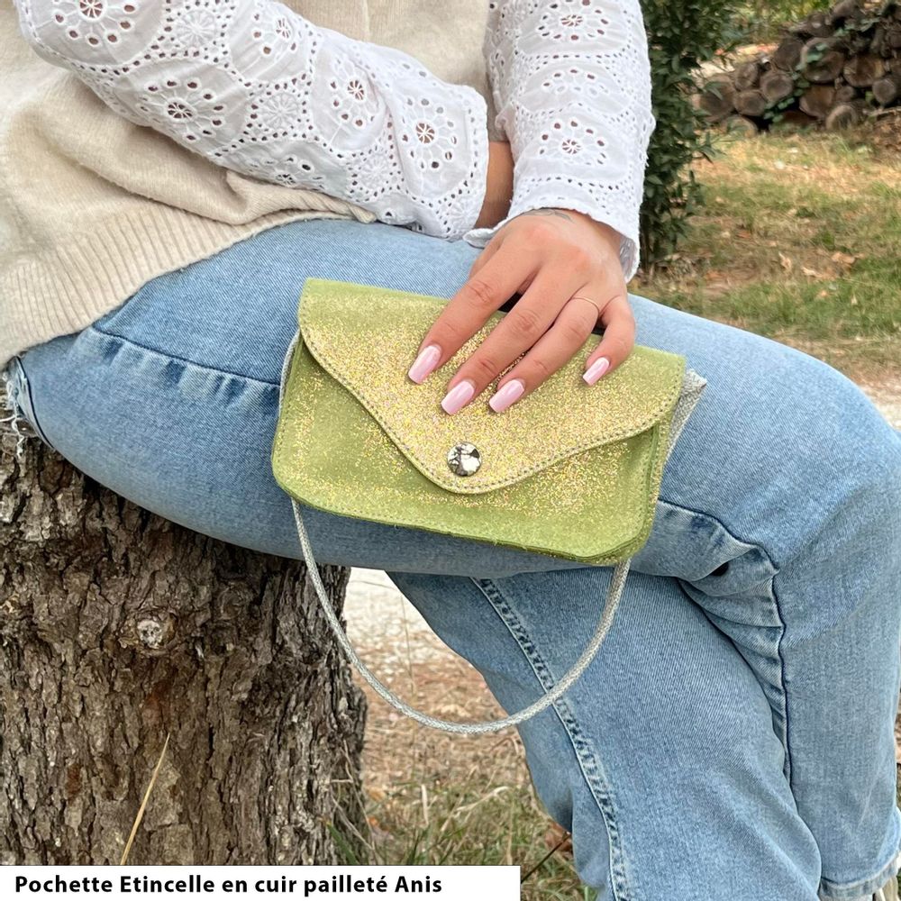 Clutches - Etincelle pouch - LA CARTABLIÈRE