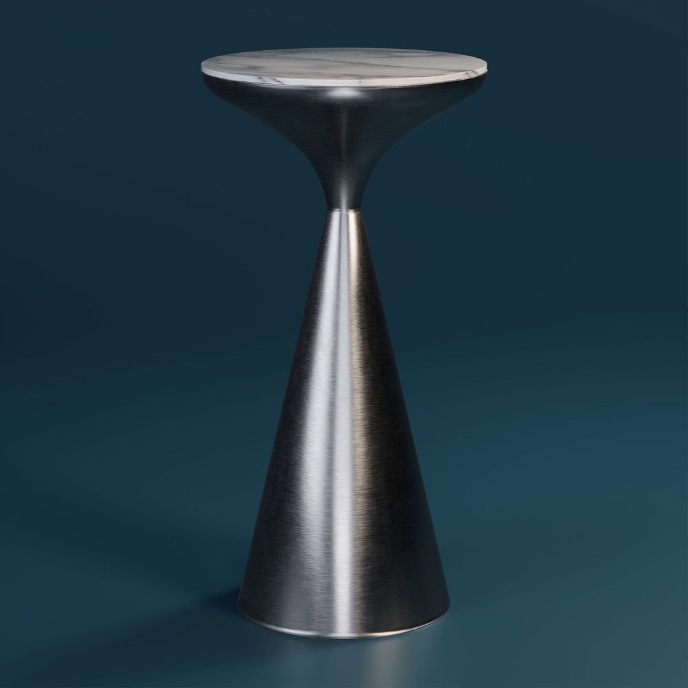 Dining Tables - Lignum Side Table - PORUS STUDIO