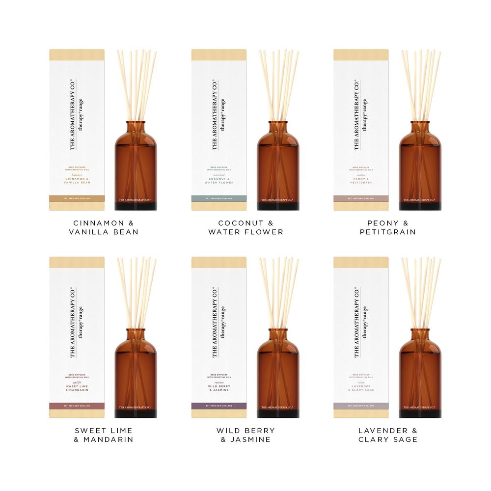 Diffuseurs de parfums - Diffuseur Therapy Reed aux huiles essentielles - THE AROMATHERAPY CO.