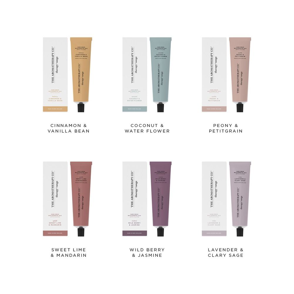 Cosmétiques - Therapy Crème Mains aux Huiles Essentielles. - THE AROMATHERAPY CO.