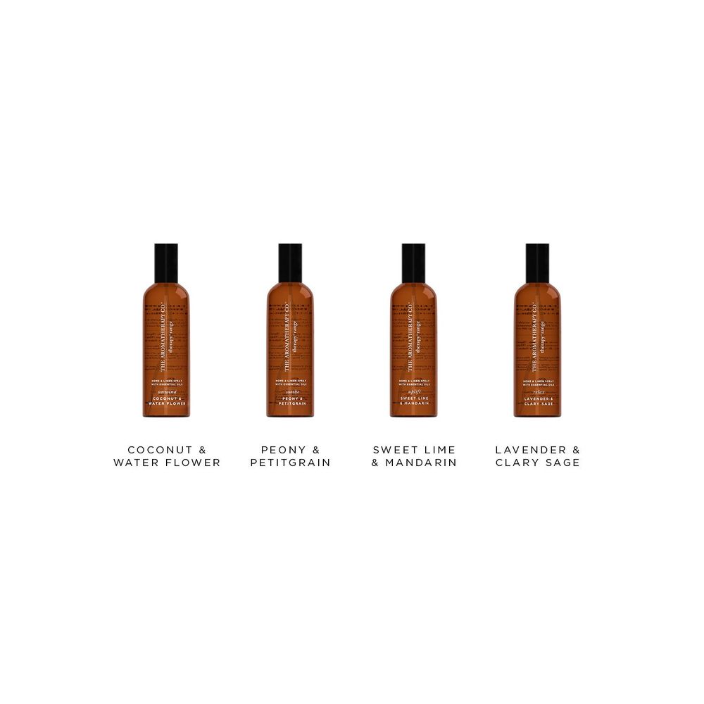 Home fragrances - Therapy Home & Laundry Spray with Essential Oils - THE AROMATHERAPY CO.