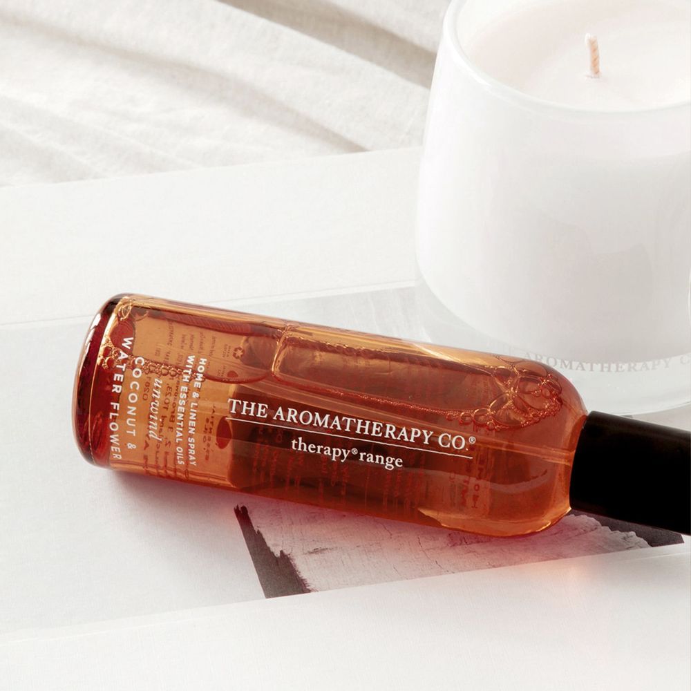 Home fragrances - Therapy Home & Laundry Spray with Essential Oils - THE AROMATHERAPY CO.