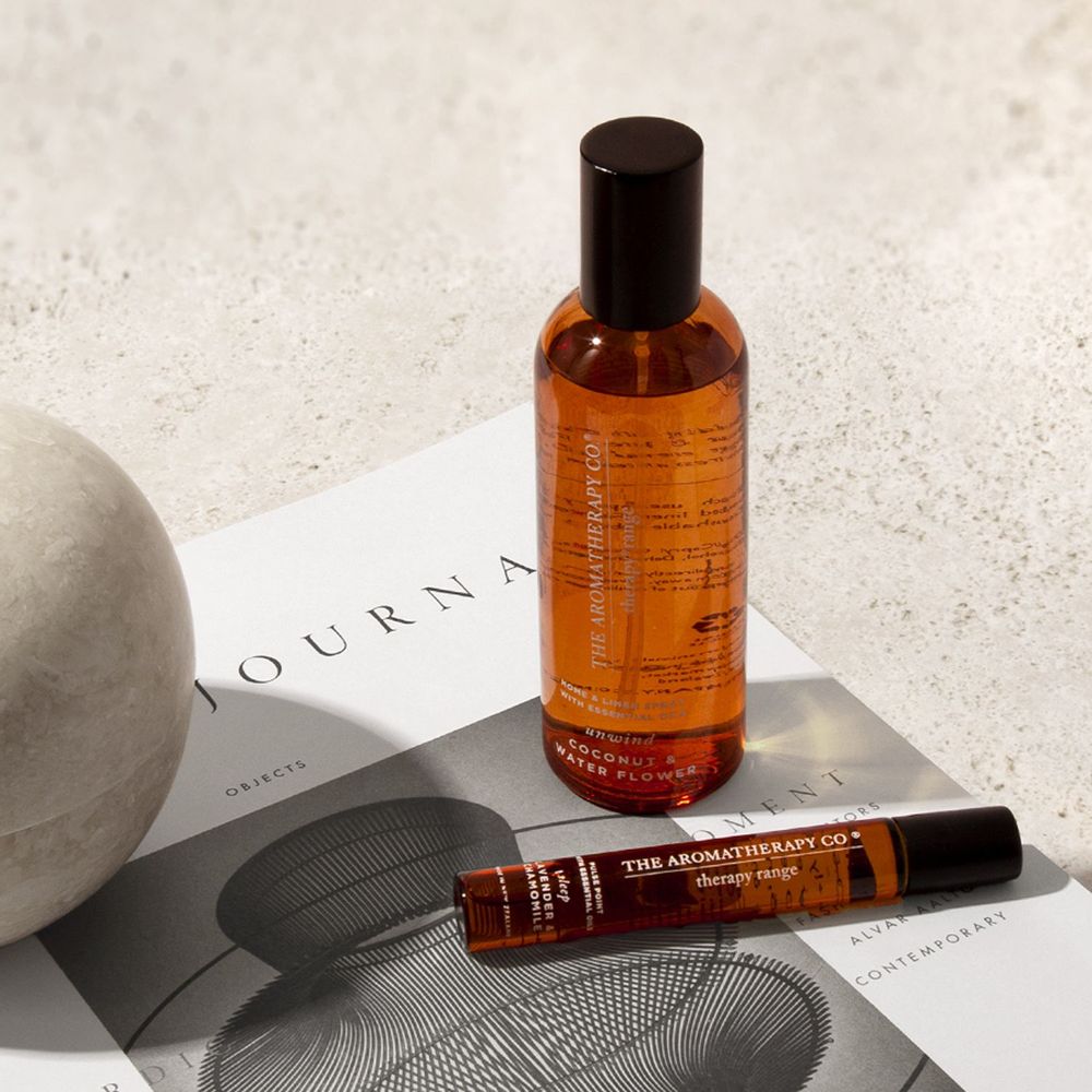 Home fragrances - Therapy Home & Laundry Spray with Essential Oils - THE AROMATHERAPY CO.