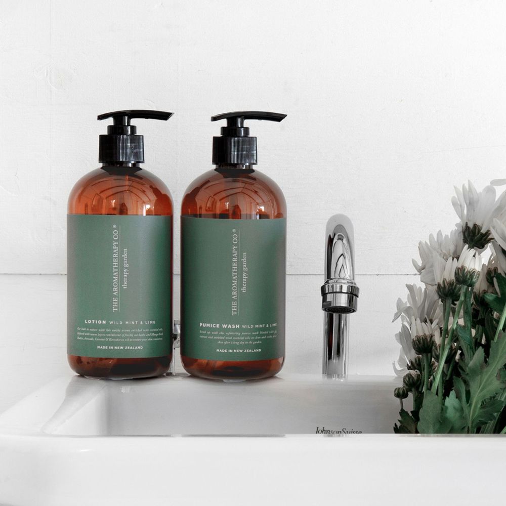 Cosmétiques - Therapy Garden Lavage et Lotion - THE AROMATHERAPY CO.
