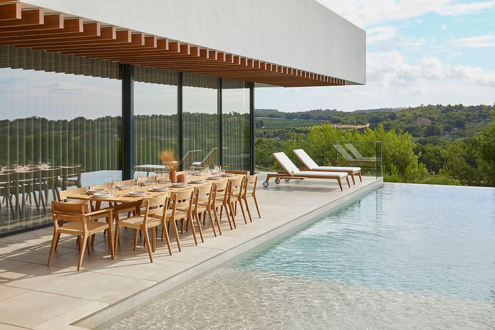 Systèmes de terrasse - Table à manger extensible Paralel Collection - POINT