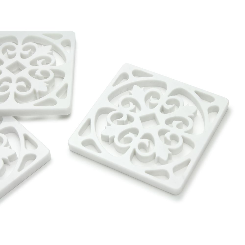 Platter and bowls - Amalfi coasters in white Carrara marble - ATELIER BARBERINI & GUNNELL
