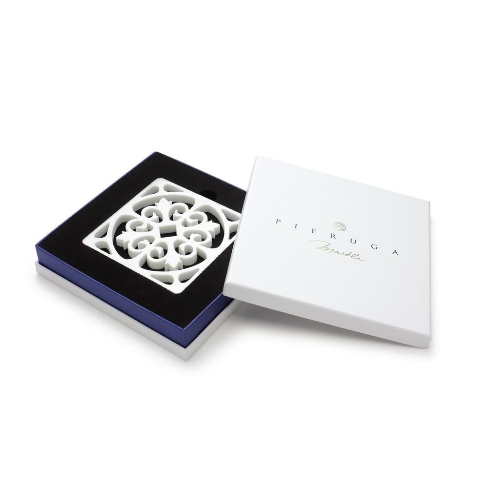 Platter and bowls - Amalfi coasters in white Carrara marble - ATELIER BARBERINI & GUNNELL