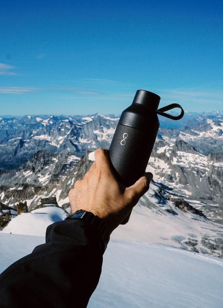 Accessoires de voyage - "Ocean Bottle" la gourde originale (500ml) - Noir Obsidienne - OCEAN BOTTLE