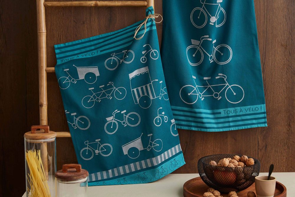 Torchons textile - En selle - Torchon jacquard - COUCKE