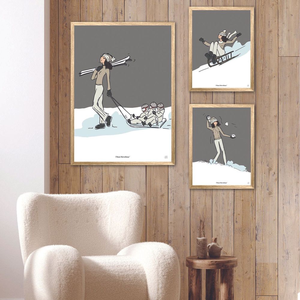 Poster - Mountain Collection - L'HEURE MERVEILLEUSE