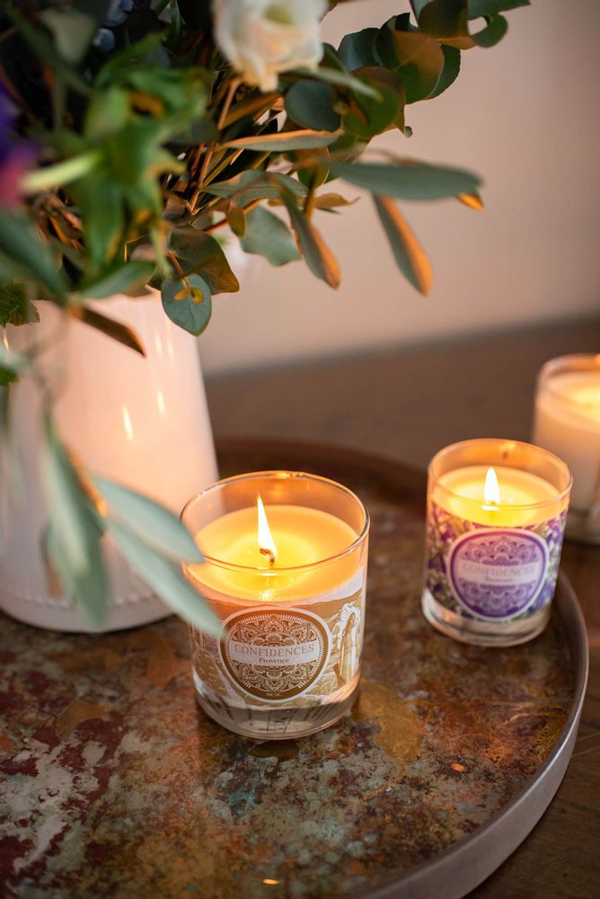 Cadeaux - Bougie parfumée Confidences Provence Ambre Vanille - CONFIDENCES PROVENCE
