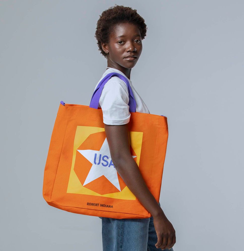 Apparel - Robert Indiana NEW GLORY PENNY Crossbody Tote Bag - ROME PAYS OFF