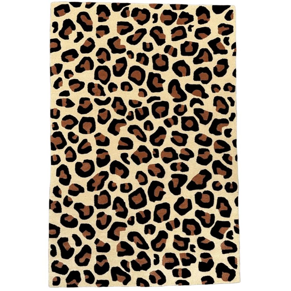 Design carpets - Leopard Tufted Wool Rug - COLORTHERAPIS
