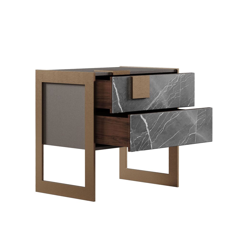Night tables - Coloma Bedside Table - PORUS STUDIO