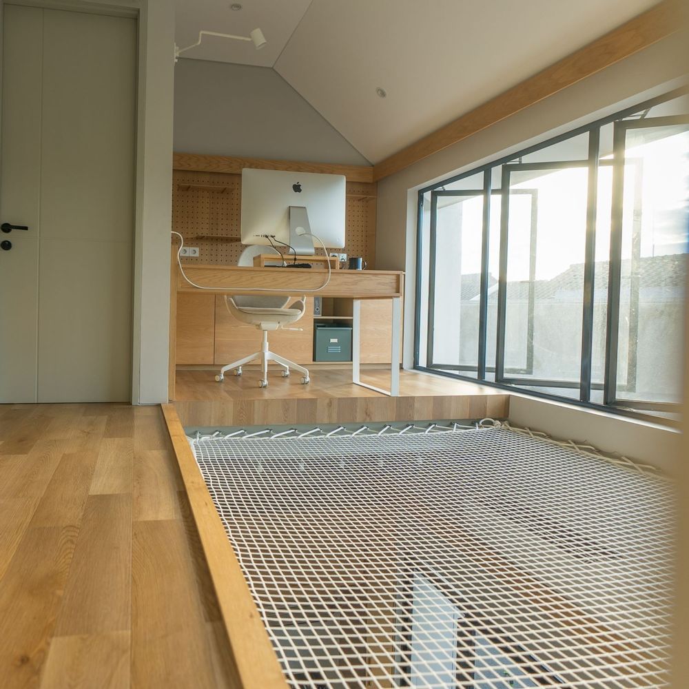 Revêtements sols intérieurs - Filet d’habitation horizontal intérieur - LOFTNETS