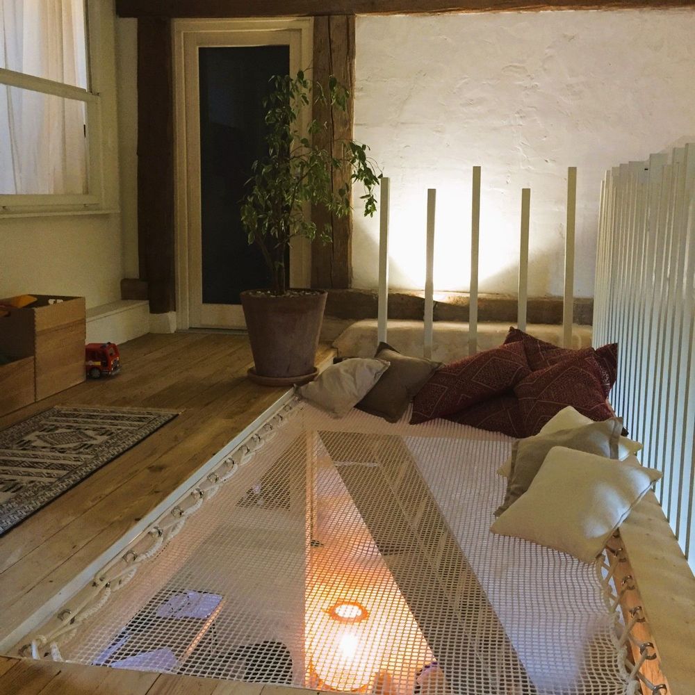 Revêtements sols intérieurs - Filet d’habitation horizontal intérieur - LOFTNETS