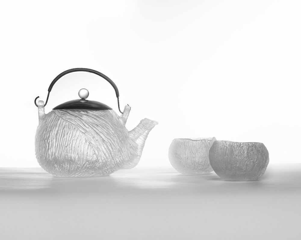Accessoires thé et café - Théiére pelote blanche en pâte de verre Instant Thé - MARIE FLAMBARD