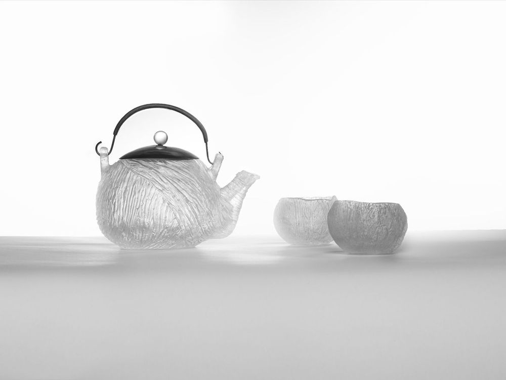 Accessoires thé et café - Théiére pelote blanche en pâte de verre Instant Thé - MARIE FLAMBARD