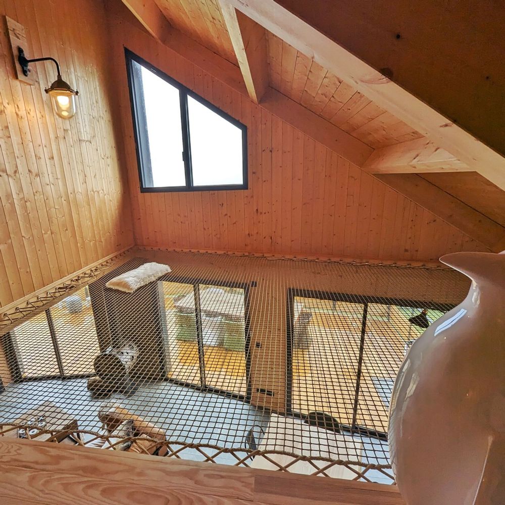 Revêtements sols intérieurs - Filet d’habitation horizontal intérieur - LOFTNETS