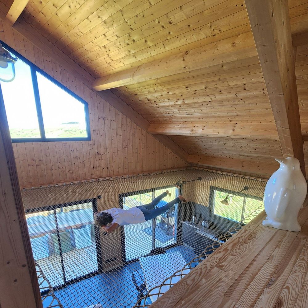 Revêtements sols intérieurs - Filet d’habitation horizontal intérieur - LOFTNETS