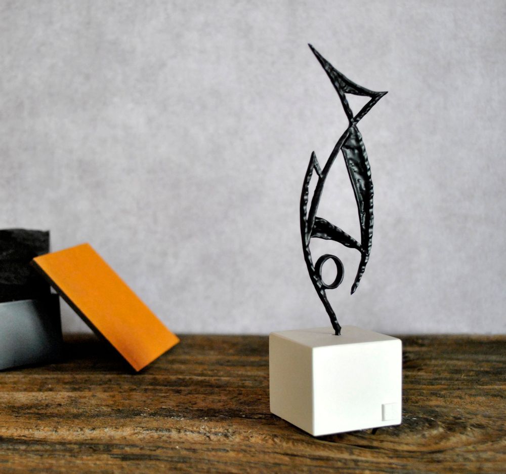 Sculptures, statuettes et miniatures - Statuette en bronze Poisson - MATTER.